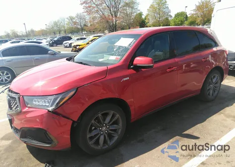 2019 Acura Mdx A-Spec z USA, uszkodzony, nr VIN 5J8YD4H08KL008515